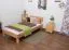 Jugendbett Wooden Nature 03 Kernbuche massiv geölt  - Liegefläche 100 x 200 cm (B x L)