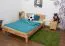 Jugendbett Wooden Nature 03 Kernbuche massiv geölt - Liegefläche 140 x 200 cm (B x L)