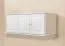 Hängeschrank Kiefer Vollholz massiv weiß lackiert 024- Abmessung 50 x 120 x 60 cm (H x B x T)