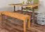 Esstisch Wooden Nature 412 Kernbuche massiv geölt, Tischplatte rustikal - 140 x 90 cm (B x T)