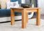 Couchtisch Kiefer massiv Vollholz Erlefarben Junco 485 – Abmessung: 60 x 60 x 50 cm (B x T x H)