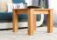 Couchtisch Kiefer massiv Vollholz Erlefarben Junco 485 – Abmessung: 60 x 60 x 50 cm (B x T x H)