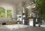 Jugendzimmer - Regal Klemens 05, Farbe: Grau / Eiche - Abmessungen: 153 x 35 x 36 cm (H x B x T)