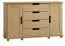 Kommode Kiefer massiv Vollholz natur 004 - Abmessung 100 x 160 x 42 cm (H x B x T)