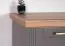 TV-Unterschrank Lotofaga 07, Farbe: Grau / Walnuss - 52 x 177 x 54 cm (H x B x T)