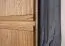 Moderner Kleiderschrank mit Soft Close System Fazenda 01, Oberfläche geölt / gewachst, Dunkelbraun, Eiche teilmassiv, Maße: 222 x 104 x 61 cm