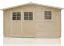 Steiner Shopping Gartenhaus Ruhepol - 4,40 x 3,40 Meter aus 28 mm Blockbohlen