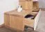 TV - Unterschrank Wooden Nature 107 Eiche teilmassiv geölt - 185 x 60 x 45 cm (B x H x T)