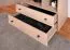 Jugendzimmer - Drehtürenschrank / Kleiderschrank Chiny 03, Farbe: Eiche / Grau - Abmessungen: 190 x 80 x 50 cm (H x B x T)