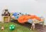 Bettrahmen für Kinder / Kinderbett 80 x 200 cm | Massivholz: Kiefer | Natur Lackiert Abbildung