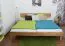 Eiche Holzbett Bettgestell 200 x 200 cm geölt Abbildung