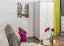 Garderobenschrank Landhaus, Farbe: Weiß 190x80x60 cm Abbildung