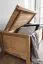 Truhe Pancas 02, Farbe: Natur, Eiche massiv – 45 x 120 x 58 (H x B x T)