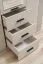 Kleiderschrank | Kaschmir | 1 Spiegeltür | 135 x 55 x 191 cm | 3 Schubladen | 2 Kleiderstangen | 8 Fächer | schlichtes Design | 2 Türen | für Schlafzimmer
