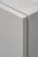 Wohnwand | Push-to-open Funktion | Farbe: Perla Grau / Eiche Artisan | inkl. LED-Beleuchtung | Maße: 200 x 35 x 148 cm | 1 TV-Unterschrank | 1 Vitrine