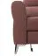 Ecksofa Turnhout 02, Farbe: Rot - Abmessungen: 102 x 262 x 207 cm (H x B x T) - Ottomane: Rechts