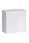 Wohnwand im eleganten Design Balestrand 215, Farbe: Weiß / Grau - Abmessungen: 160 x 320 x 40 cm (H x B x T), mit genügend Stauraum