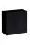 Elegante Wohnwand Balestrand 214, Farbe: Schwarz / Weiß - Abmessungen: 160 x 320 x 40 cm (H x B x T), mit Push-to-open Funktion