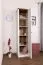 Drehtürenschrank / Kleiderschrank Segnas 08, Farbe: Kiefer weiß / Eiche Braun - Abmessungen: 198 x 50 x 43 cm (H x B x T)