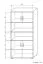 Schrank Curug 19, Farbe: Eiche / Buche hell - Abmessungen: 188 x 90 x 34 cm (H x B x T)