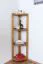 Regal / Eckregal Kiefer massiv Vollholz Erlefarben Junco 61 - Abmessungen: 125 x 40 x 30 cm (H x B x T)