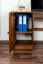 Schreibtisch Kiefer massiv Vollholz Eichefarben 003 - Abmessung 74 x 136 x 55 (H x B x T)