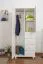 Kleiderschrank massiv weiss