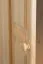 Kleiderschrank Massivholz natur 011 - Abmessung 190 x 80 x 60 cm (H x B x T)