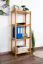 Regal Kiefer massiv Vollholz Erlefarben Junco 56D - 125 x 50 x 30 cm (H x B x T)