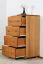Kommode Kiefer massiv Vollholz Erlefarben Junco 145 - Abmessung 100 x 60 x 42 cm (H x B x T)