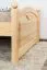 Kinderbett / Jugendbett Kiefer massiv Vollholz natur 82, inkl. Lattenrost - 100 x 200 cm (B x L)