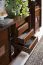 Kommode / Sideboard Inginele 01 in Walnuss, mit 4 praktischen Schubladen, 81 x 183 x 48 cm, 6 Fächer, 3 Einlegeböden, 2 Schiebetüren mit Schließdämpfung