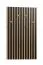 Garderobe Cikarang 14, Farbe: Schwarz / Eiche - Abmessungen: 110 x 67 x 4 cm (H x B x T)