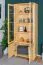 Vitrinenschrank Kiefer natur