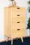 Kommode Kiefer massiv natur Aurornis 29 - Abmessungen: 104 x 50 x 40 cm (H x B x T)