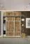Aufsatz für Schiebetürenschrank / Kleiderschrank Denver,  Farbe: Kiefer Dekor / Dunkelgrau - Abmessungen: 40 x 160 x 56 cm (H x B x T)