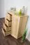 Anrichte, Kiefer massiv, Breite: 100 cm, Farbe: Natur Abbildung