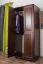 Massivholz-Schrank, Farbe: Nuss 190x80x60 cm Abbildung