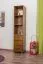 Bücherregal - 40 cm breit, Kiefer Holz-Massiv, Farbe: Eiche Abbildung