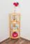 Standregal, 30 cm breit, Kiefer Holz-Massiv, Farbe: Natur Abbildung