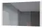 Spiegel Faleasiu 20, Farbe: Weiß - Abmessungen: 65 x 123 x 2 cm (H x B x T)