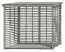 Kaminholzunterstand 02 mit Rückwand, Farbe: Grau - aus Kiefernholz - Abmessungen: 237 x 114 x 203 cm (L x B x H)