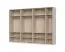 Siebentüriger Kleiderschrank mit genügend Stauraum Neiafu 25, verstellbare Füße, Soft-Close-Funktion, vier Kleiderstangen, Maße: 224 x 317 x 56 cm