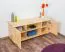 TV-Unterschrank Massivholz Farbe: Natur 55x136x47 cm