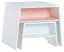 Kinderhocker Irlin 04, Farbe: Weiß / Blau - Abmessungen: 31 x 46 x 25 cm (H x B x T)