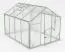 Gewächshaus - Glashaus Mangold L7, gehärtetes Glas 4 mm, Grundfläche: 6,40 m² - Abmessungen: 290 x 220 cm (L x B)