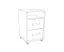 Kinderzimmer - Rollcontainer Koa 10, Farbe: Eiche / Blau - Abmessungen: 64 x 40 x 42 cm (H x B x T)