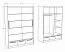 Schiebetürenschrank / Kleiderschrank Sidonia 08, Farbe: Eiche Artisan / Grau - Abmessungen: 220 x 149 x 62 cm (H x B x T)
