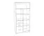 Kinderzimmer - Schrank Koa 05, Farbe: Weiß / Violett - Abmessungen: 203 x 96 x 52 cm (H x B x T)