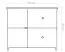 Schuhschrank 90 cm breit